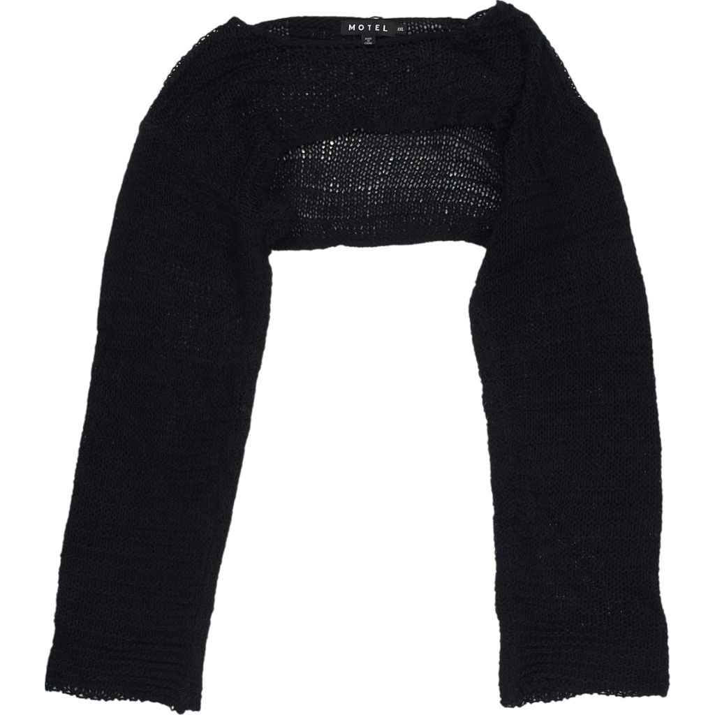 Motel Black Knit Bolero