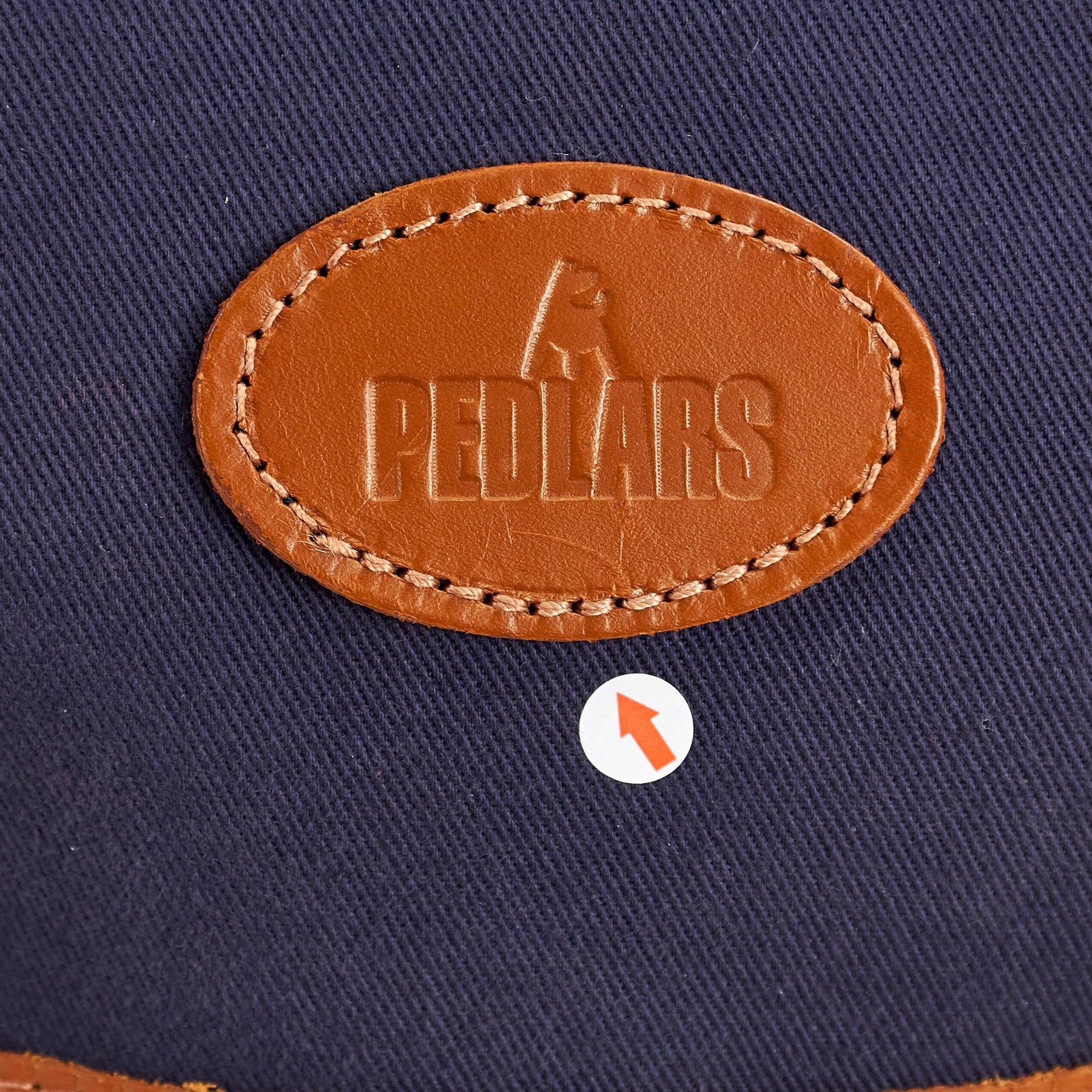 Pedlars Blue Canvas Leather Bag