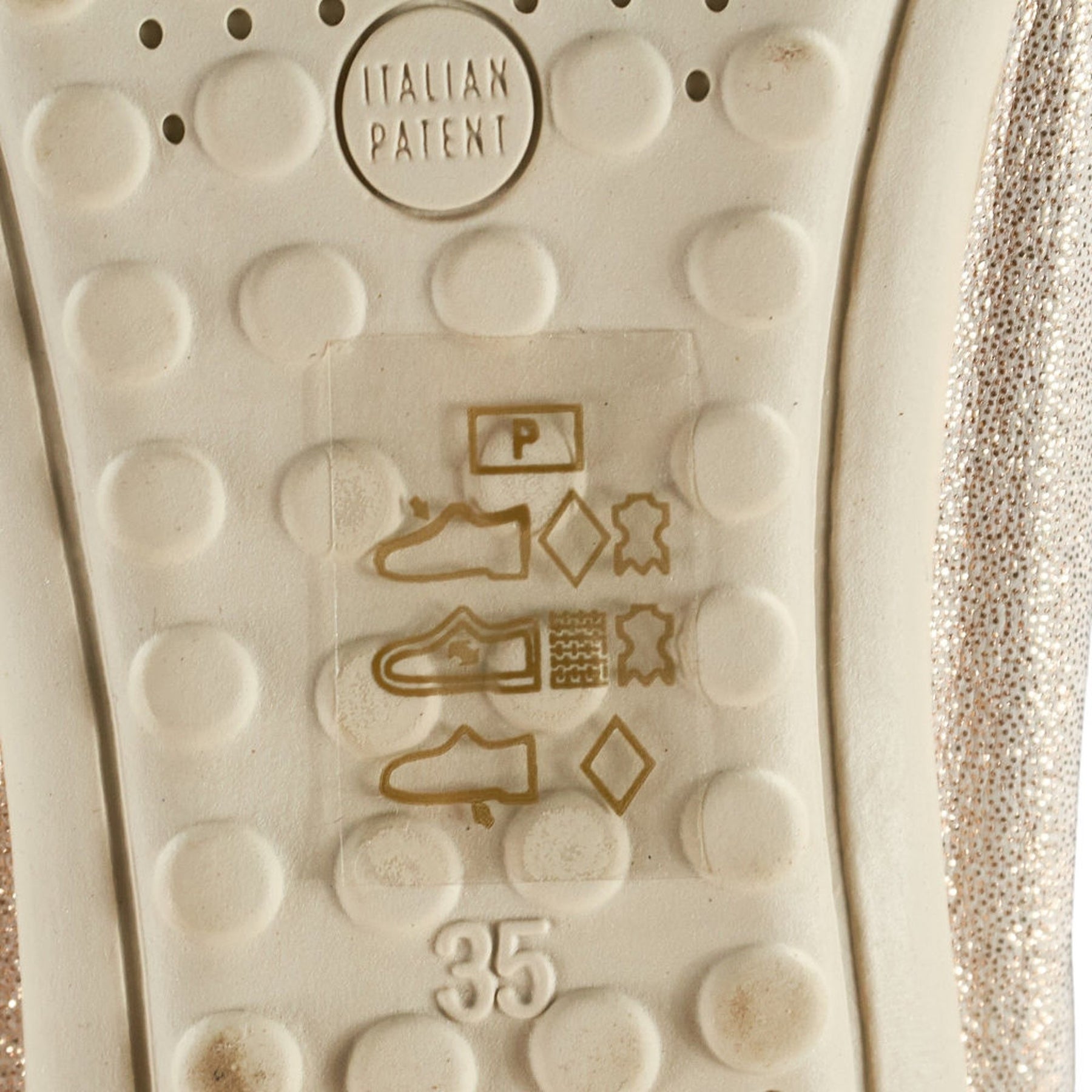 Geox Metallic Ballet Flats