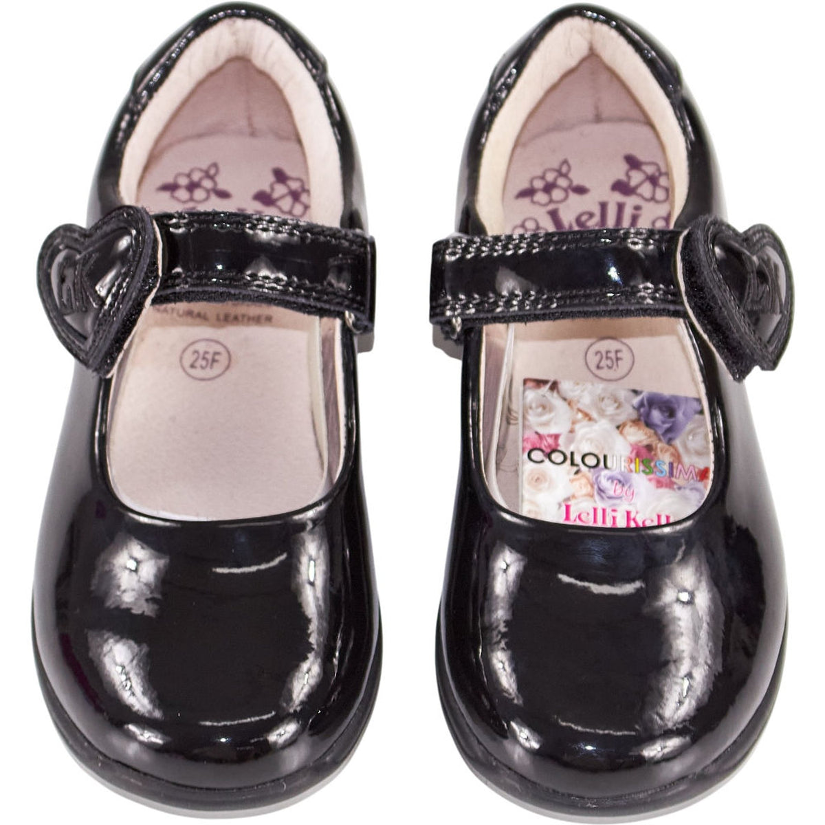 Lelli Kelly Black Patent Colourissima Shoes