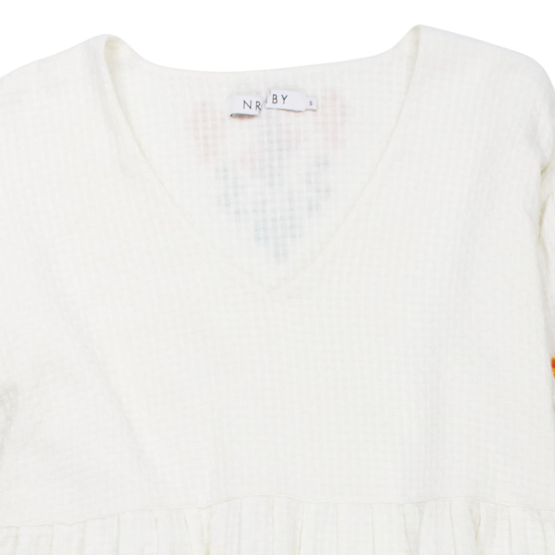 NRBY White Embroidered Dress
