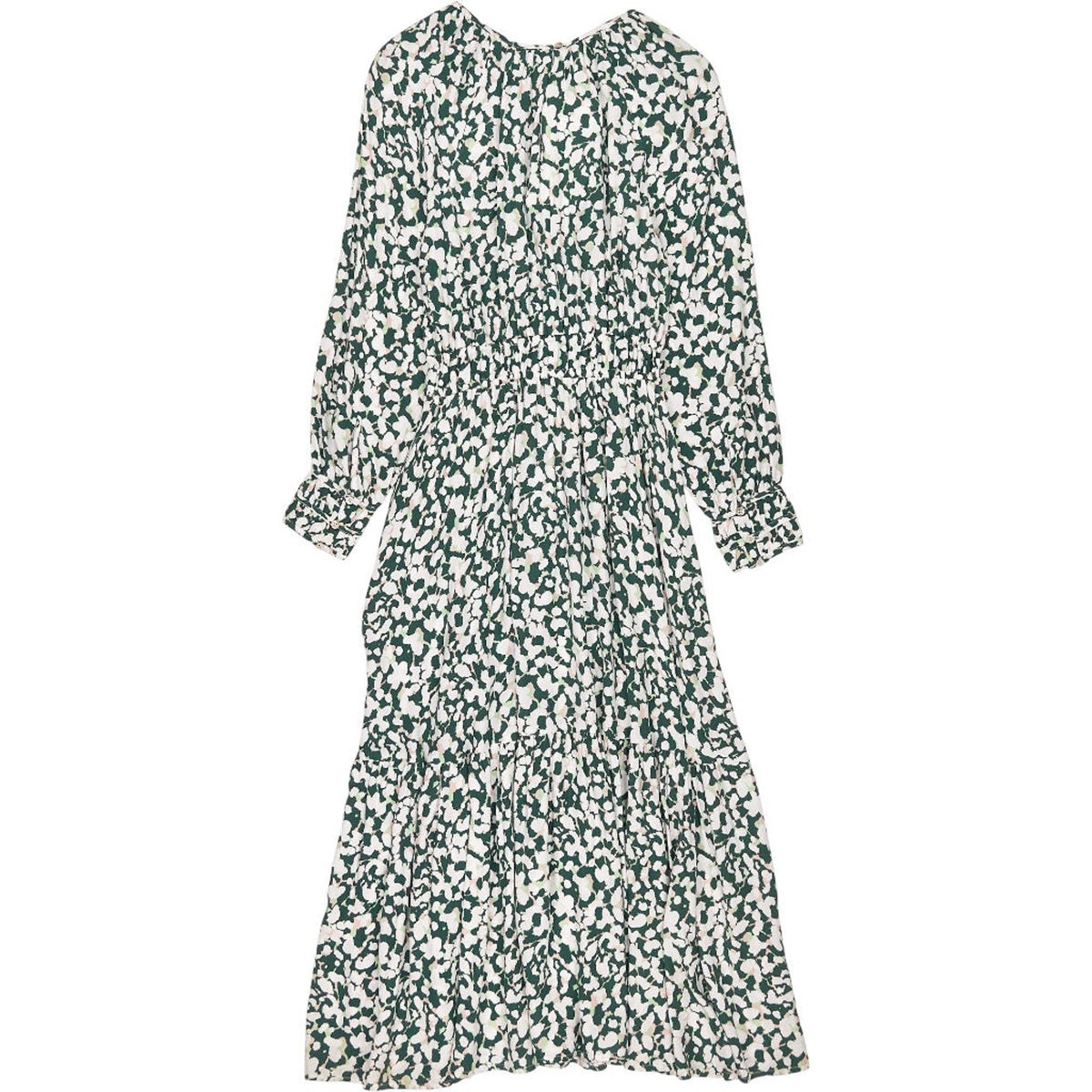 Baukjen Green Petal Leopard Dress