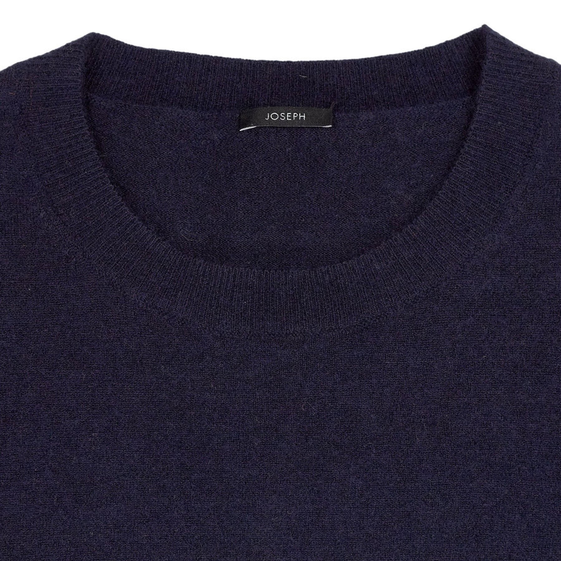 Joseph Navy Wool Cashmere Jumper