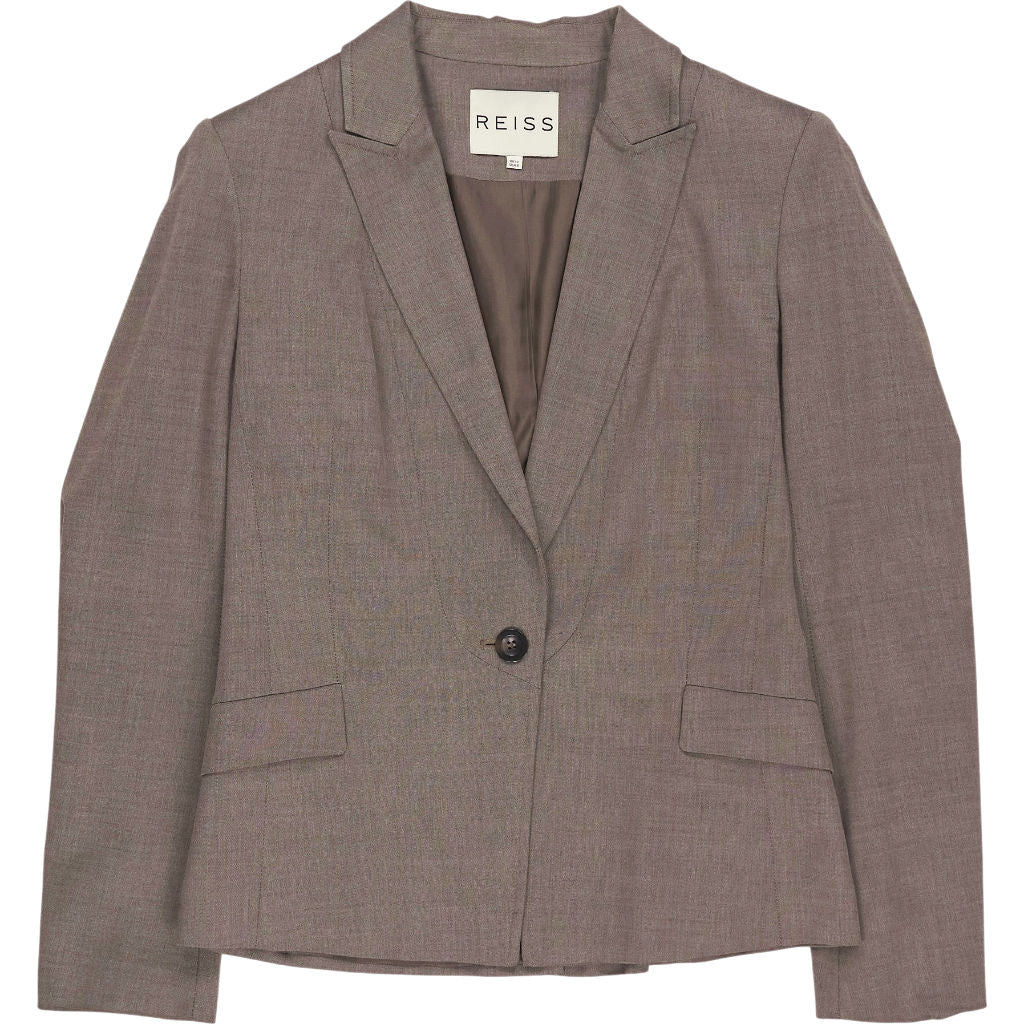 Reiss Brown Wool Isabelle Blazer