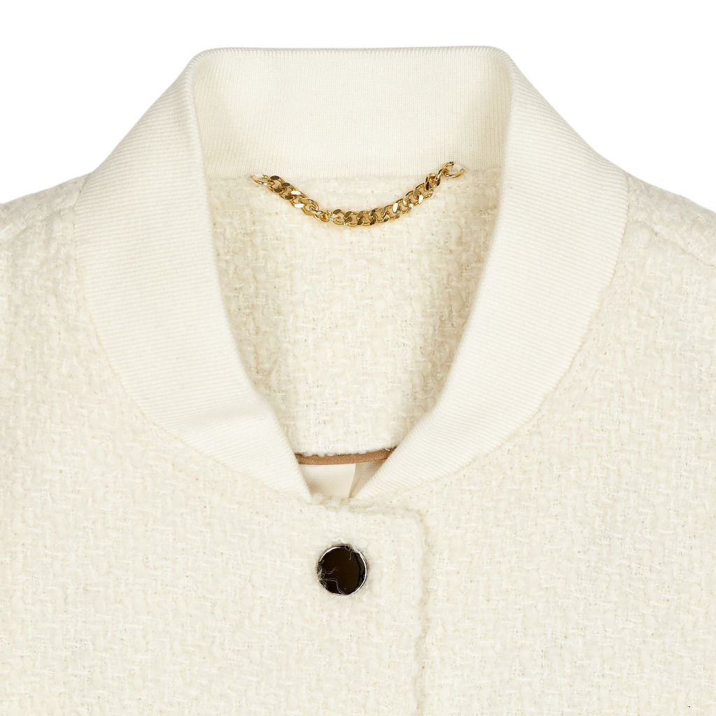 Wyse Cream Boxy Jacket S