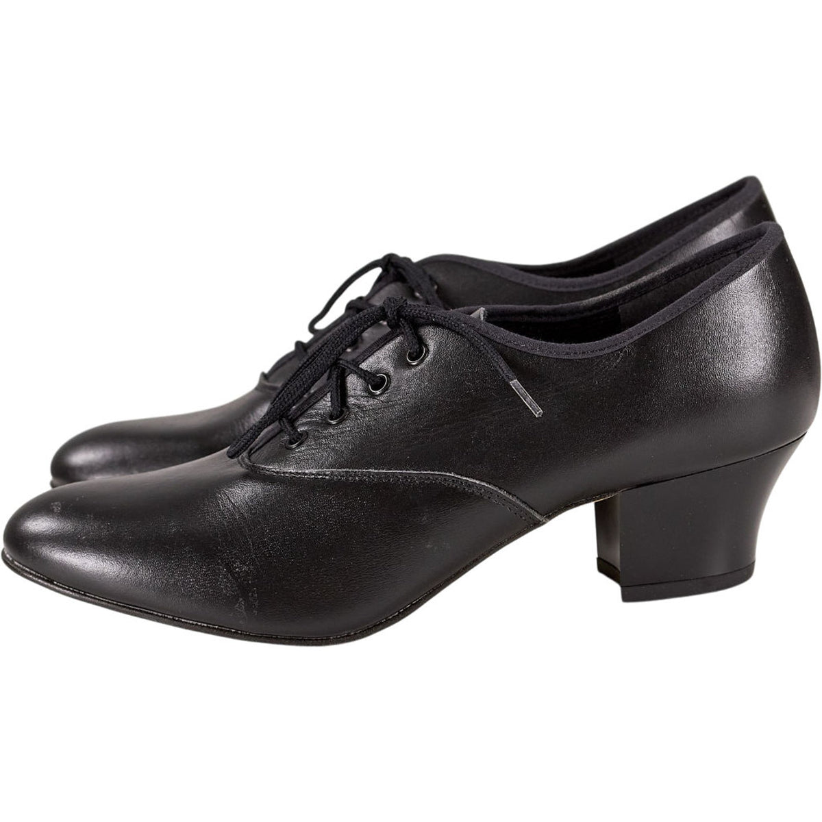 Freed Black Leather Oxford Shoes
