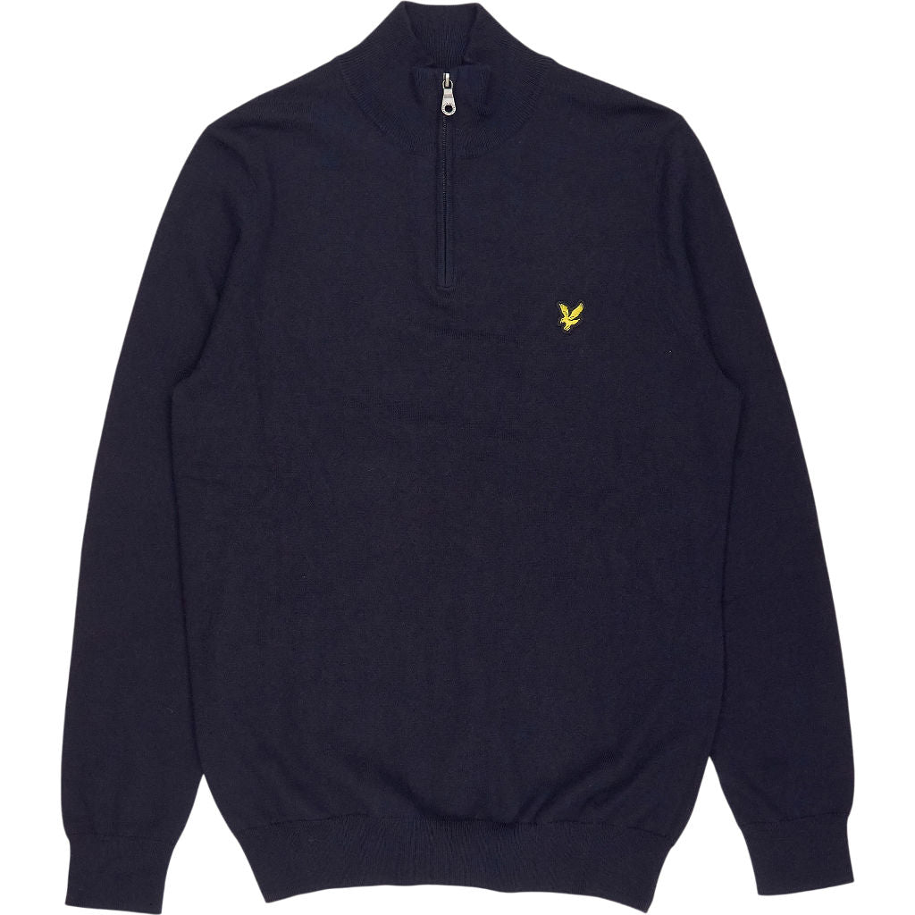 Lyle & Scott Navy Half Zip Jumper