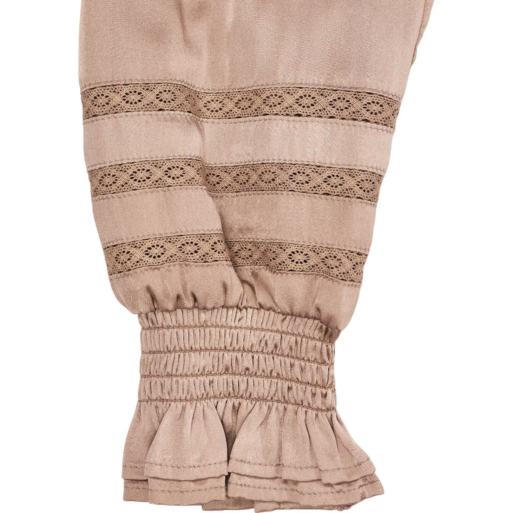 WYSE Beige Silk Blouse