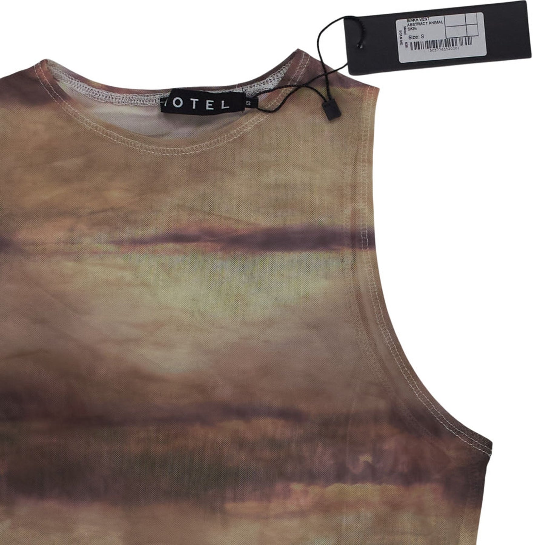 Motel Multicolour Tie-Dye Crop Top