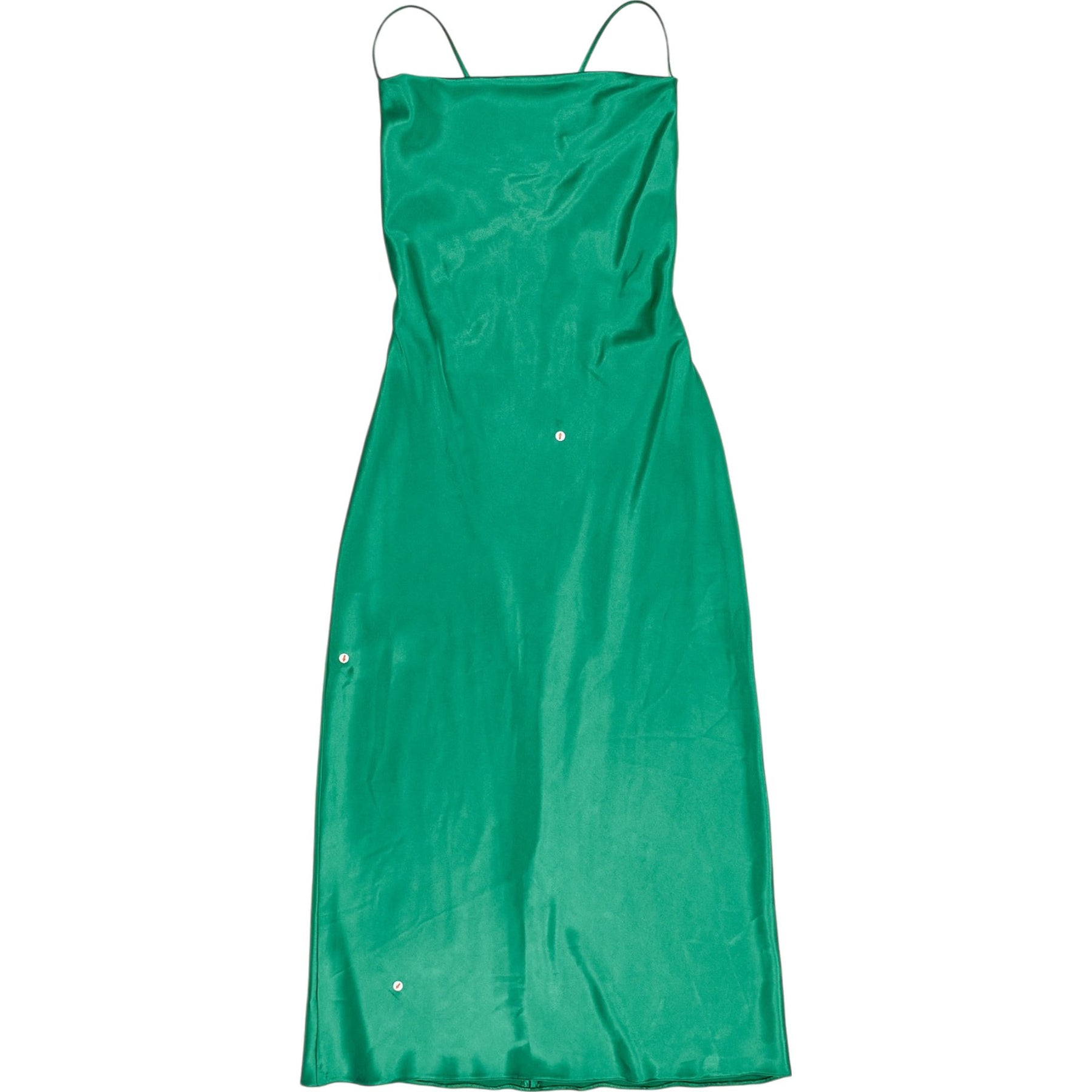 OMNES Green Strappy Dress