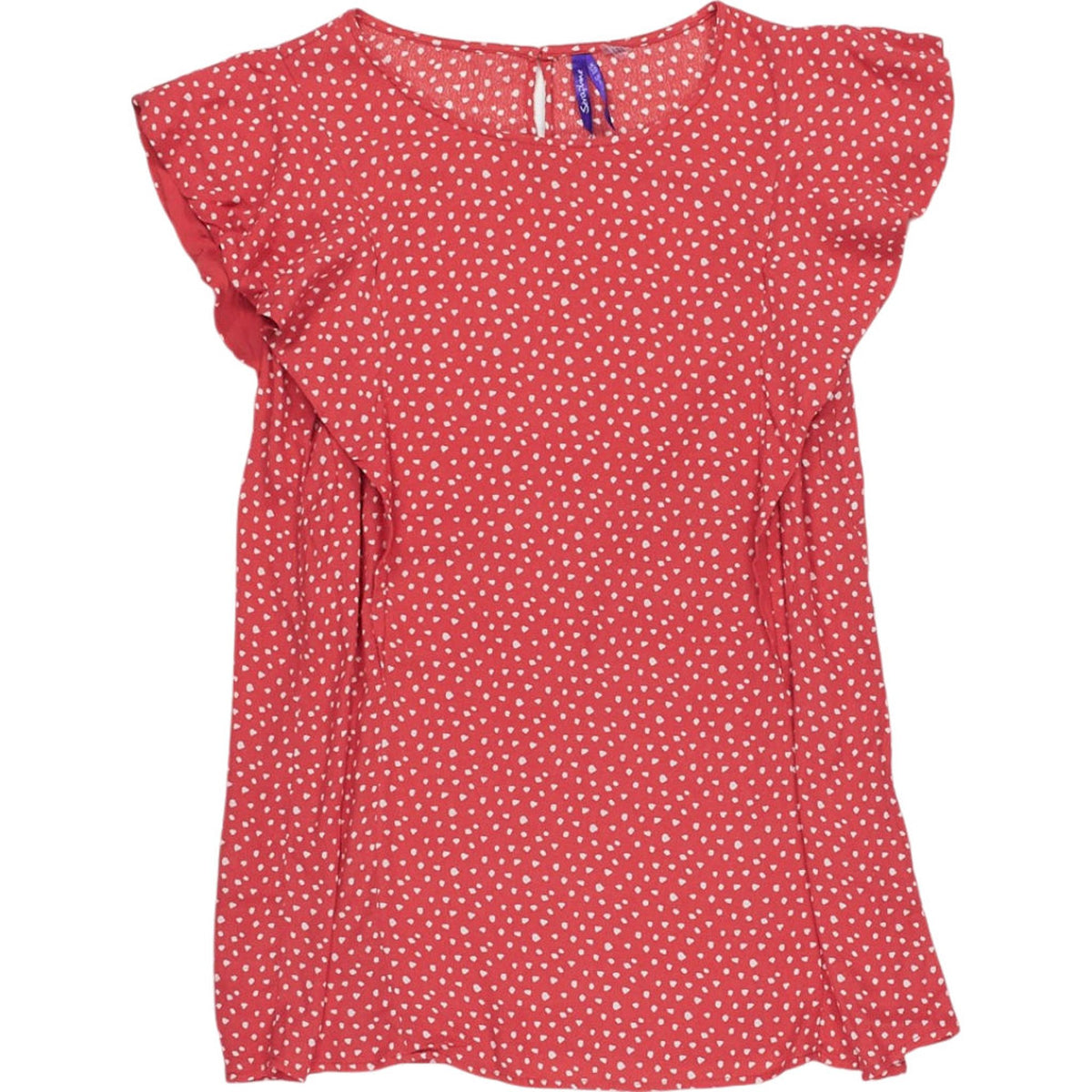 Seraphine Red Polka Dot Top