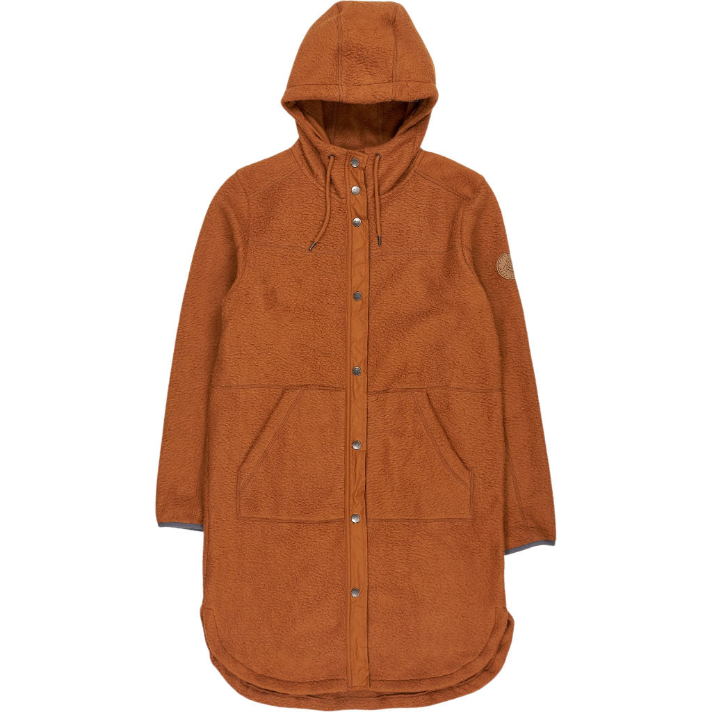 Passenger Orange Hooded Fleece Jacket