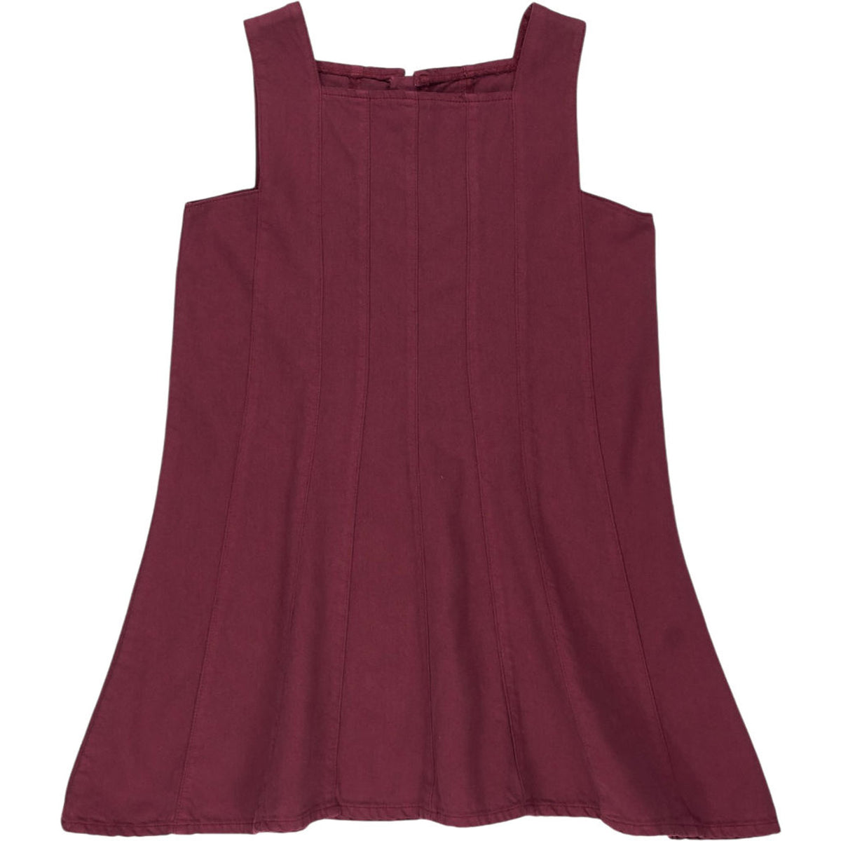 OMNES Burgundy Midi Dress