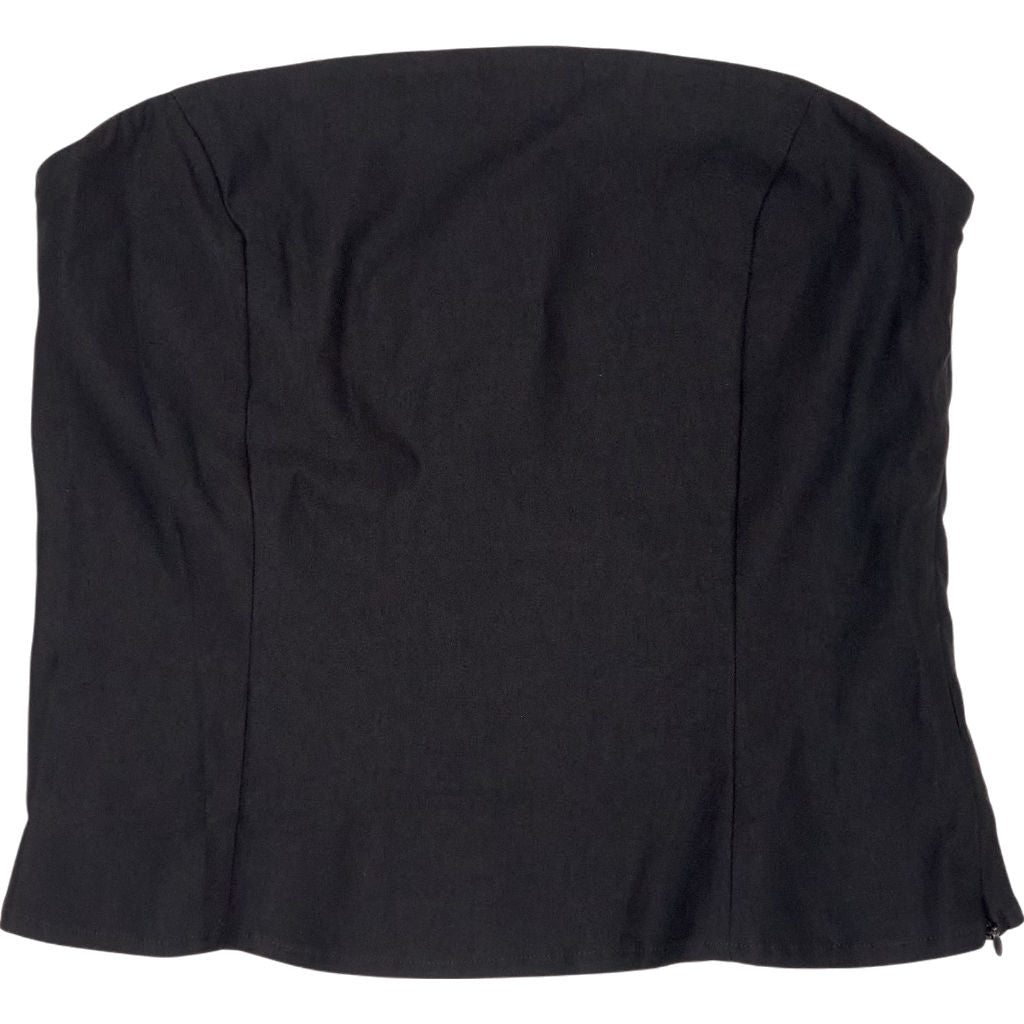 Motel Black Marbaya Longline Corset Top
