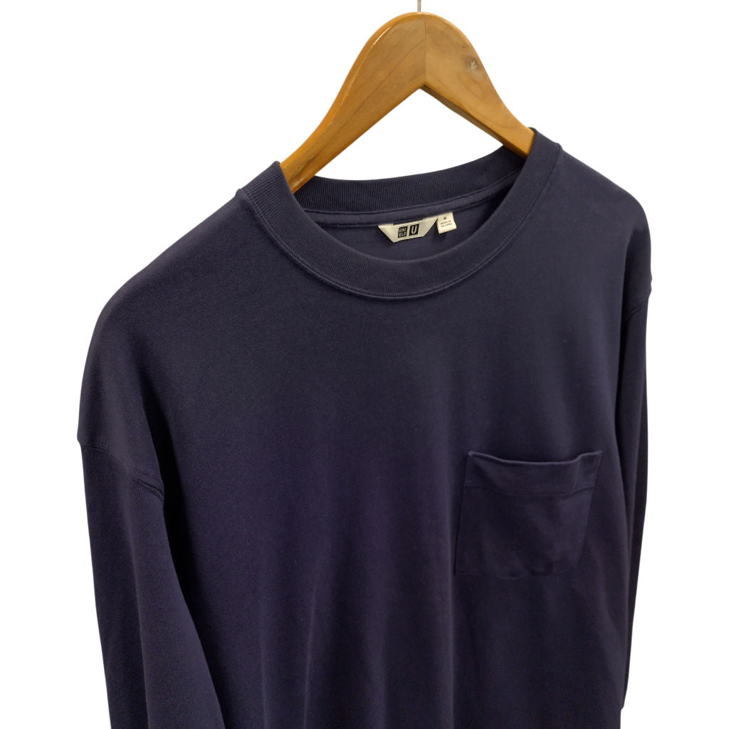 Uniqlo Navy Blue Long Sleeve Top