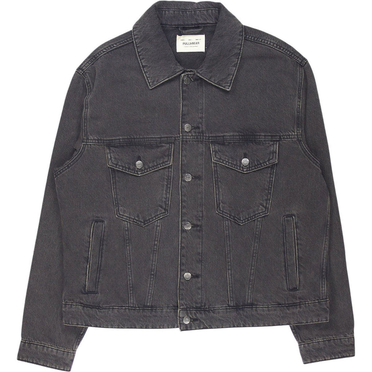 Pull & Bear Black Denim Jacket