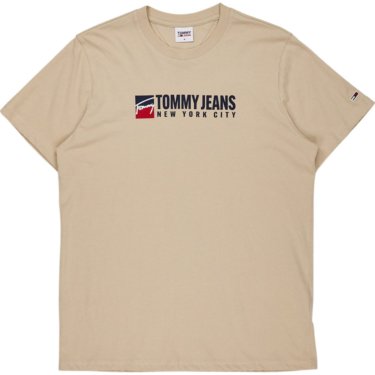 Tommy Jeans Beige Logo T-Shirt