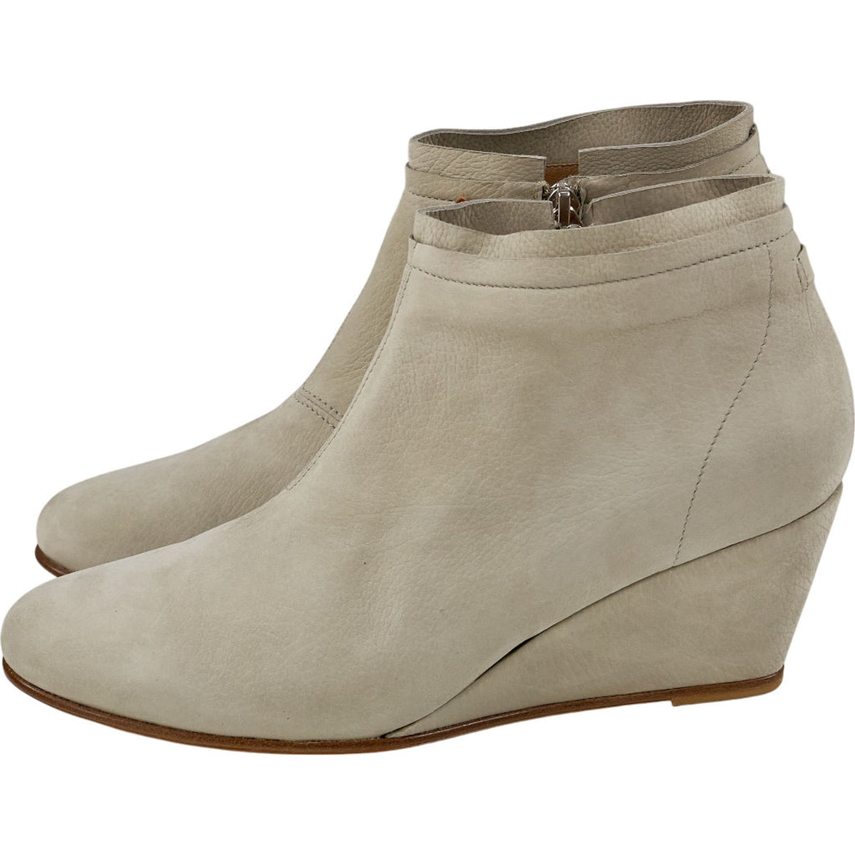 Folk White Marble Billy Ankle Boots EU 39
