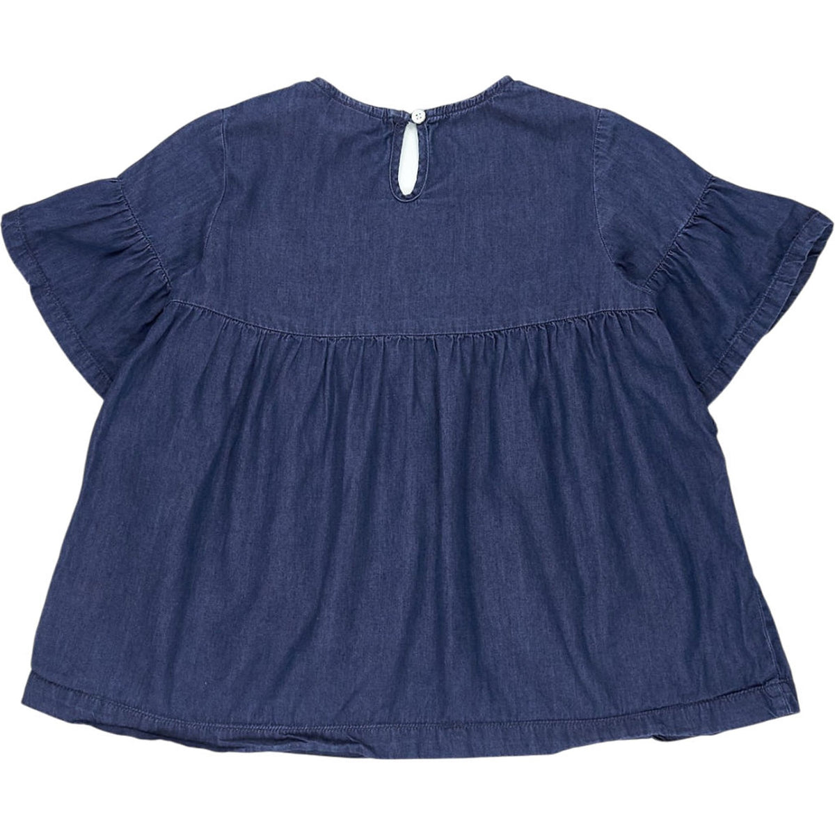Cat & Jack Blue Ruffle Top