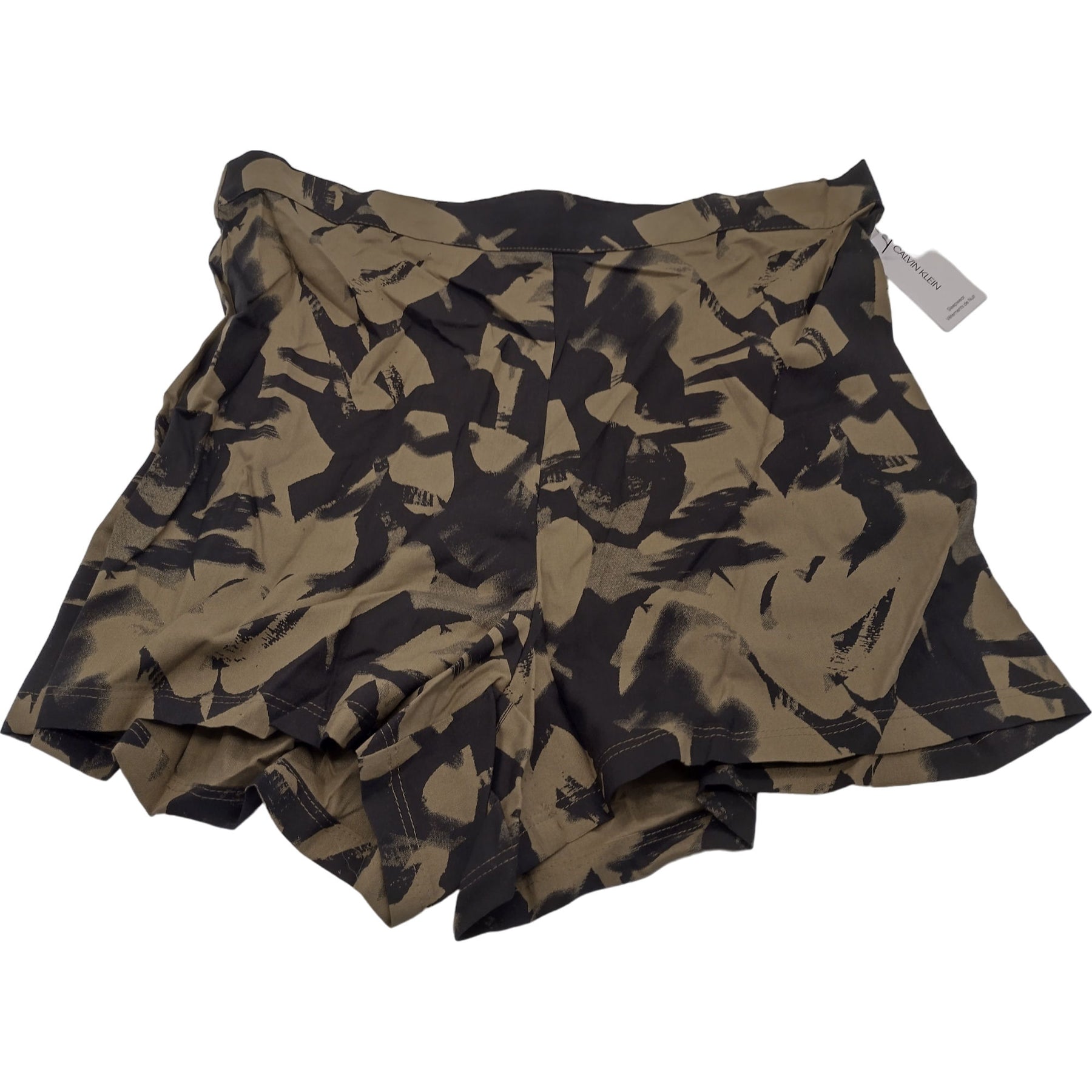 Calvin Klein Green Camo Print Sleepwear Shorts