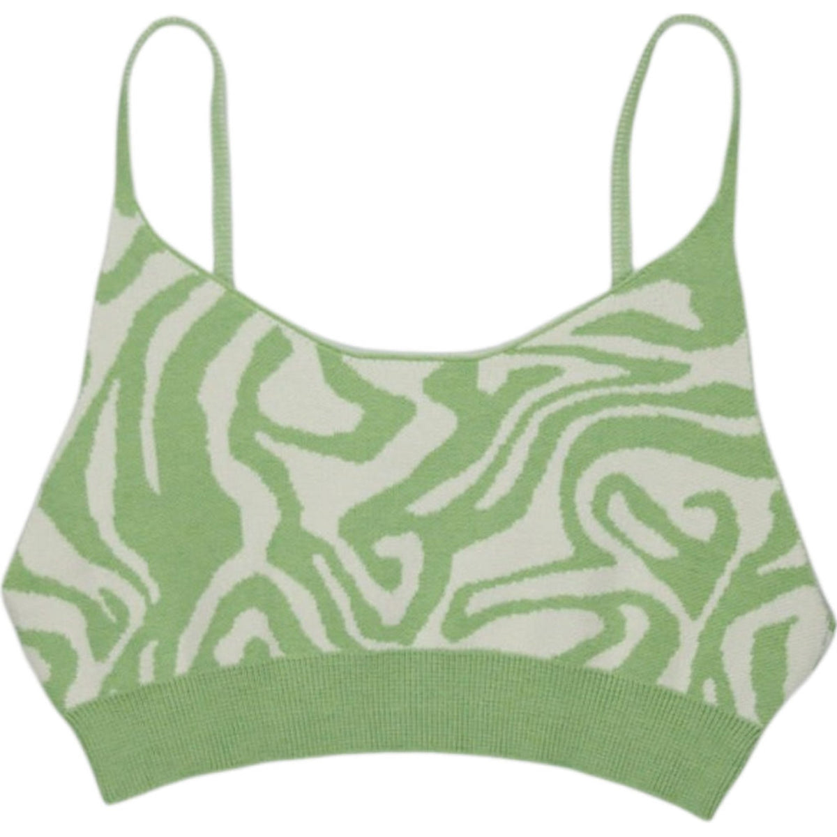 Motel Green Peppermint Knit Top