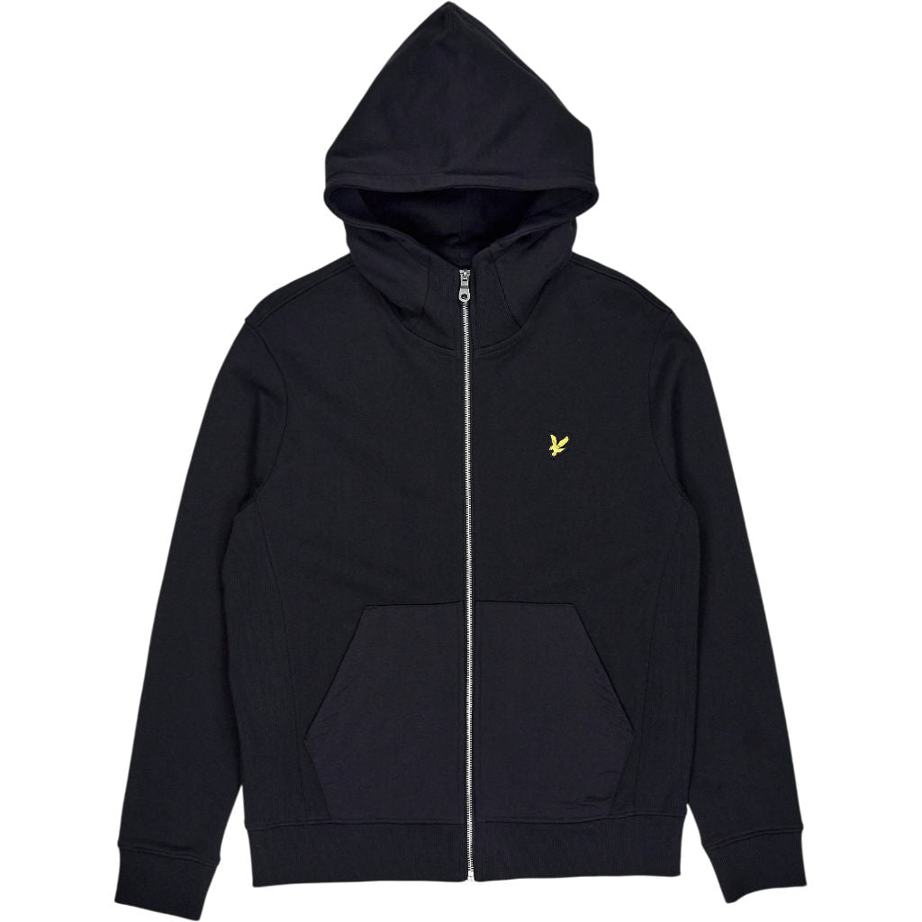 Lyle & Scott Black Zip Hoodie