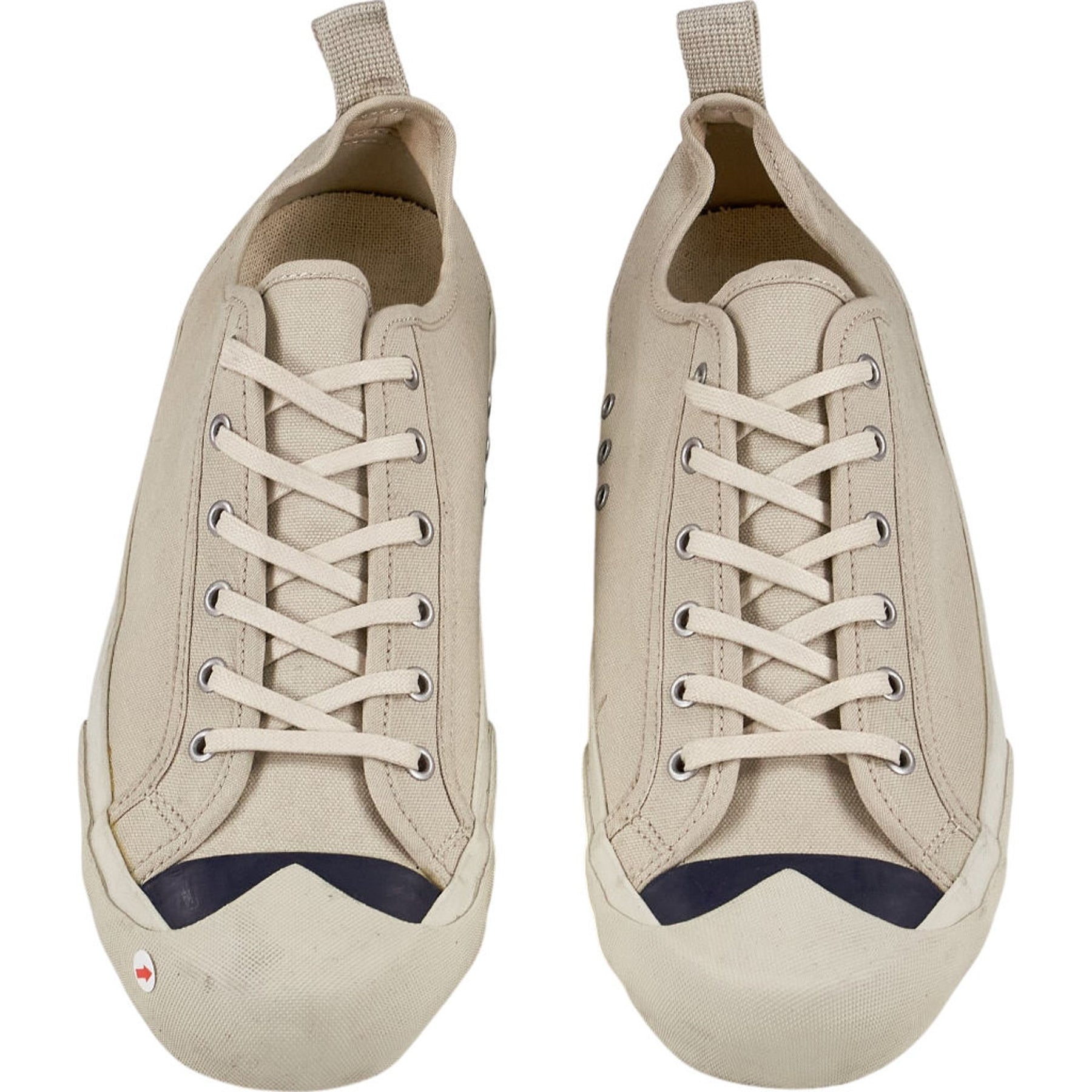 YMC Beige Canvas Trainers