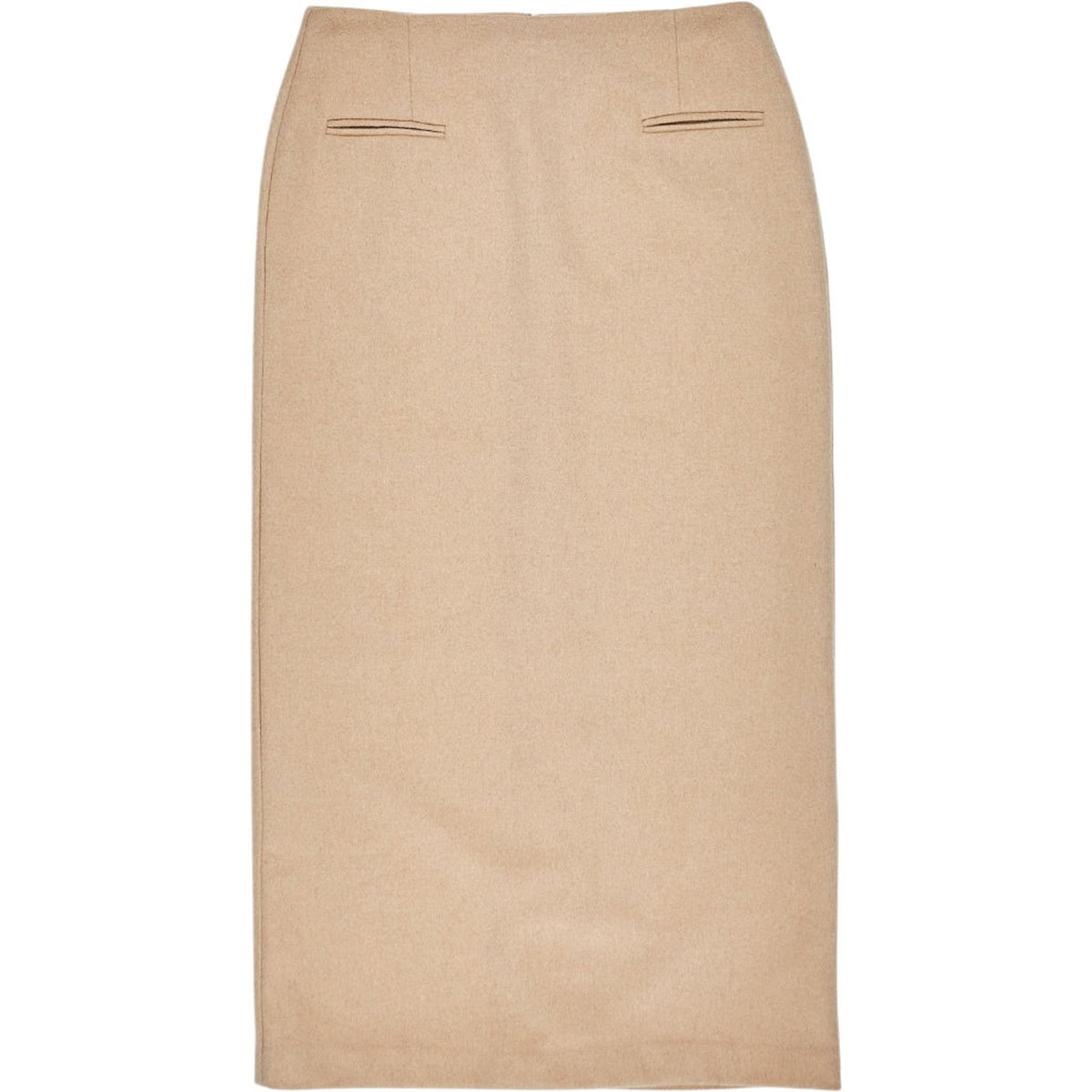 Aligne Beige Wool Skirt