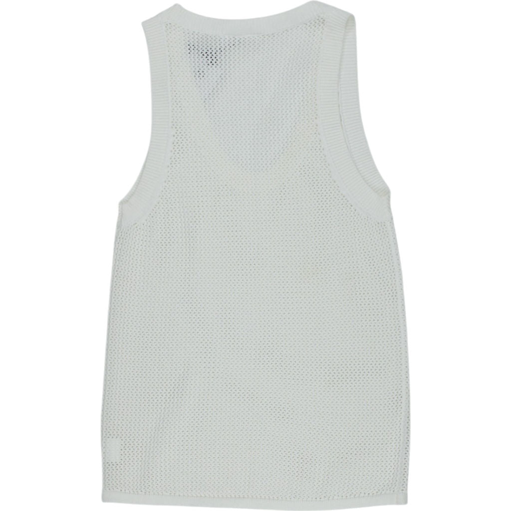 The Upside White Fenway Knit Tank XS