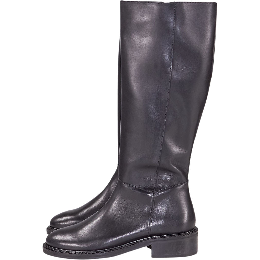 Hush Black Cooper Leather Boots