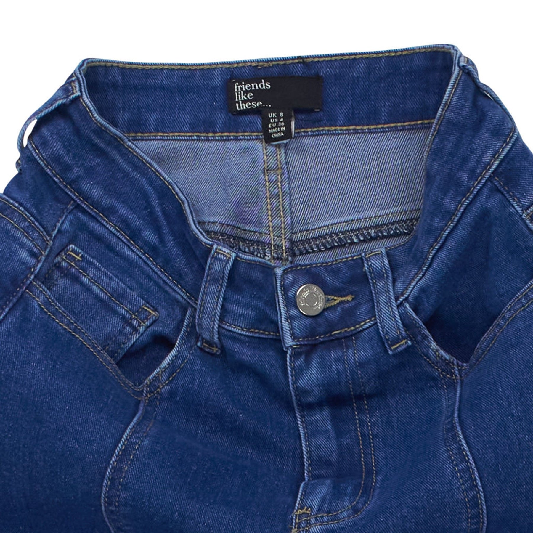 Friends Like These Blue Denim Skirt