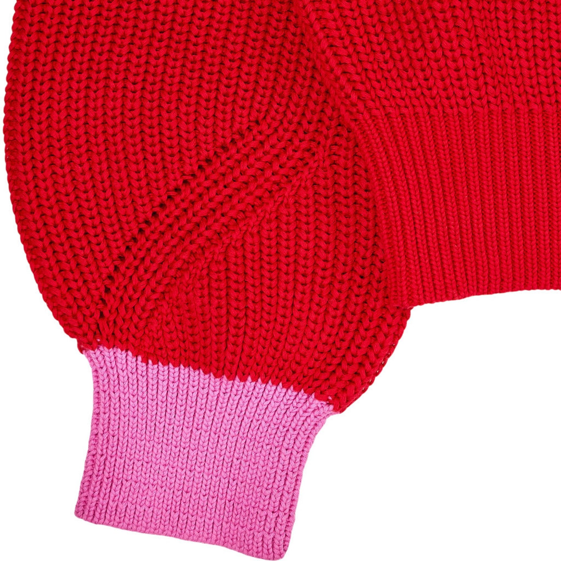 OMNES Red Pink Hopper Cardigan