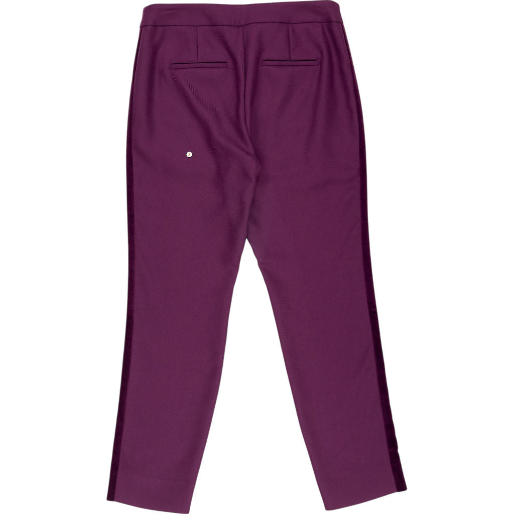 Wyse Purple Wool Trousers