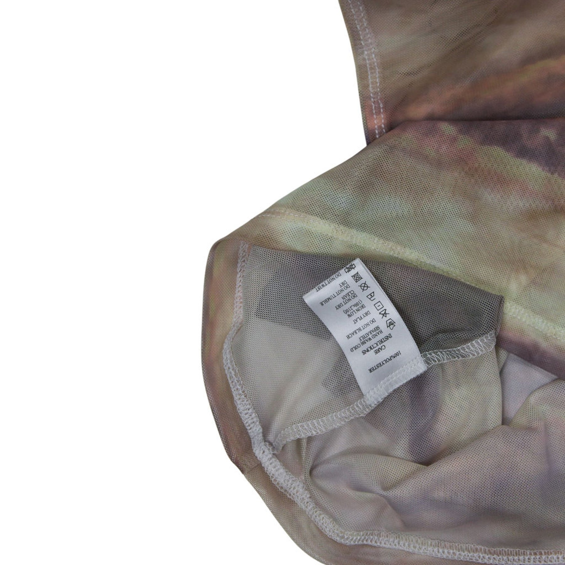 Motel Multicolour Tie-Dye Crop Top
