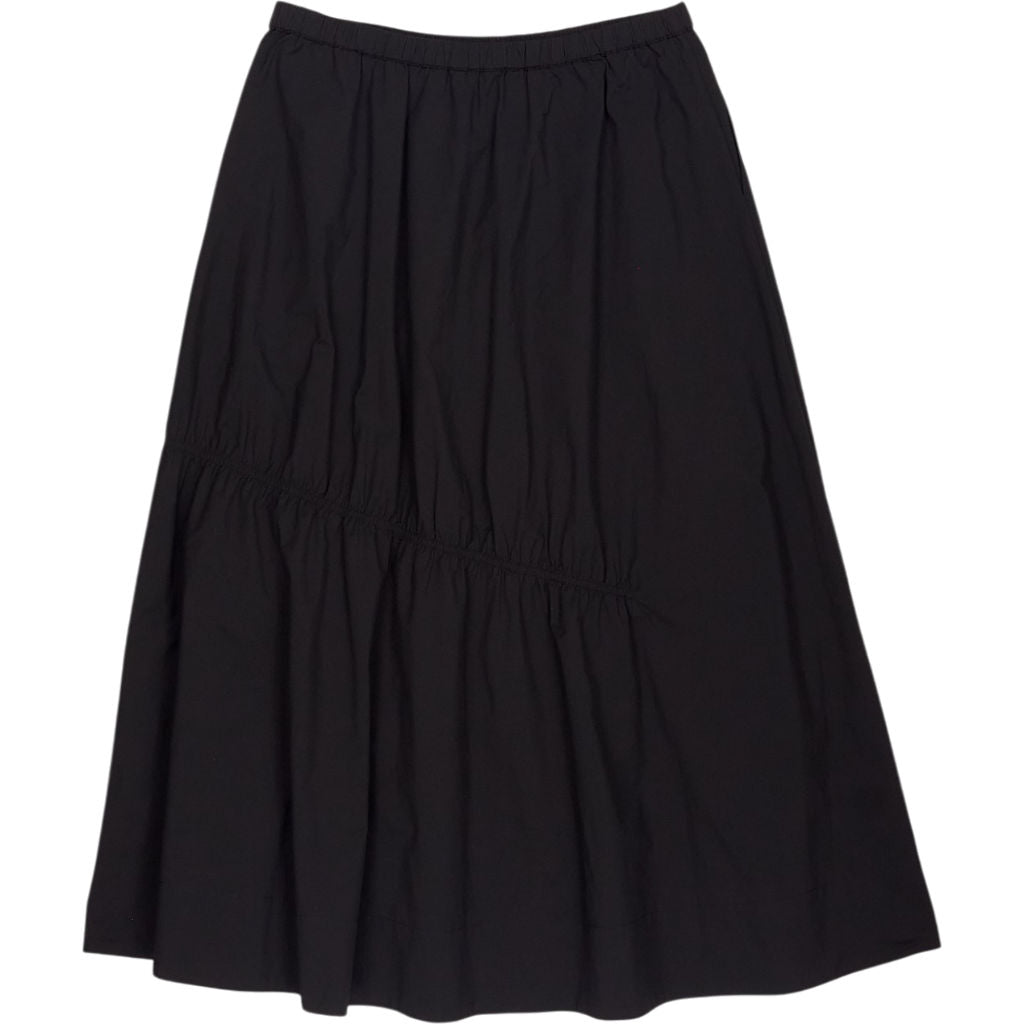 Hush Black Ruched Technical Skirt