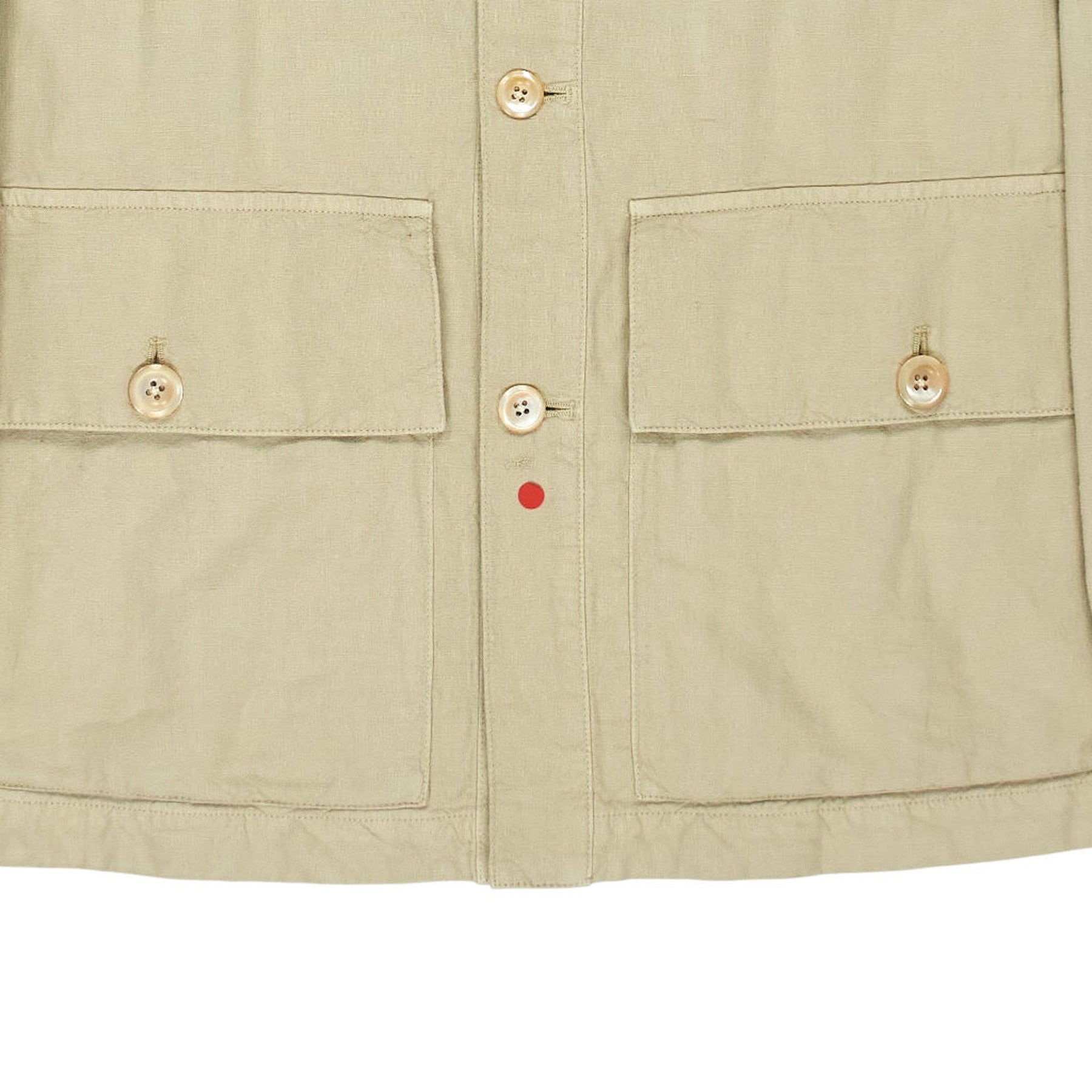 Drakes Beige Linen Jacket