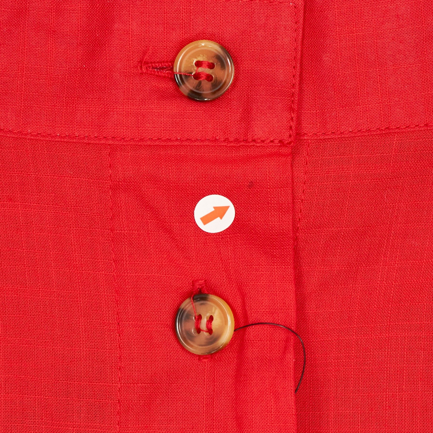 Joanie Red Cotton Haley Skirt