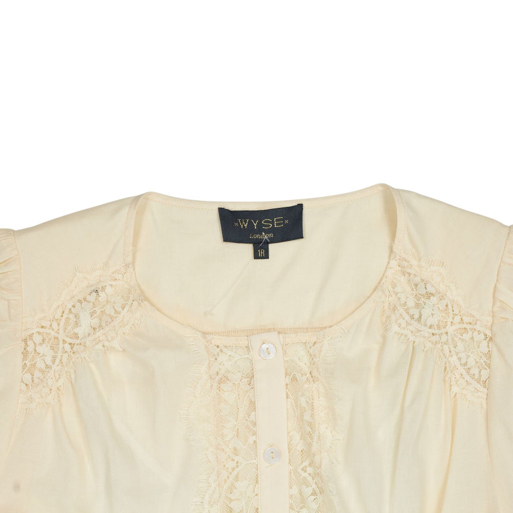 Wyse Cream Gracie Lace Dress