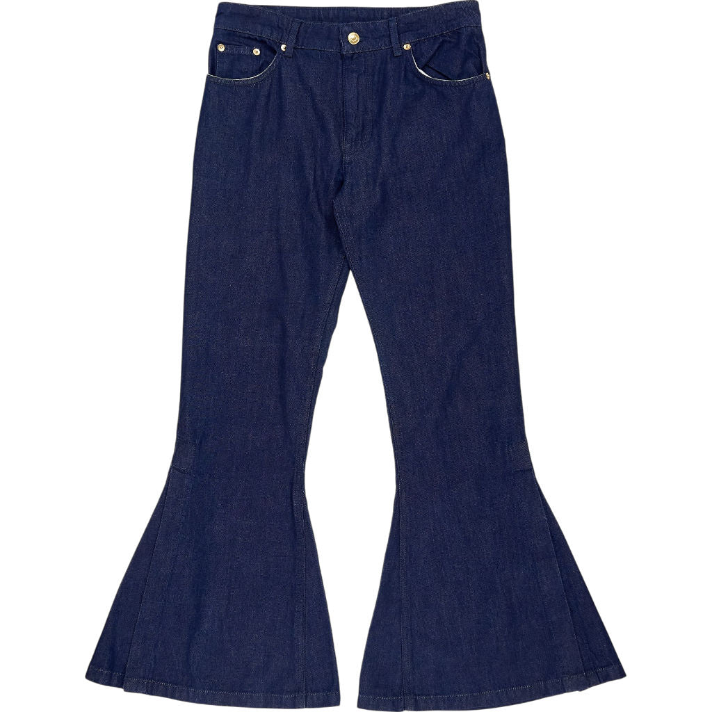 Mother of Pearl Navy Ashley Rinse Flared Jeans