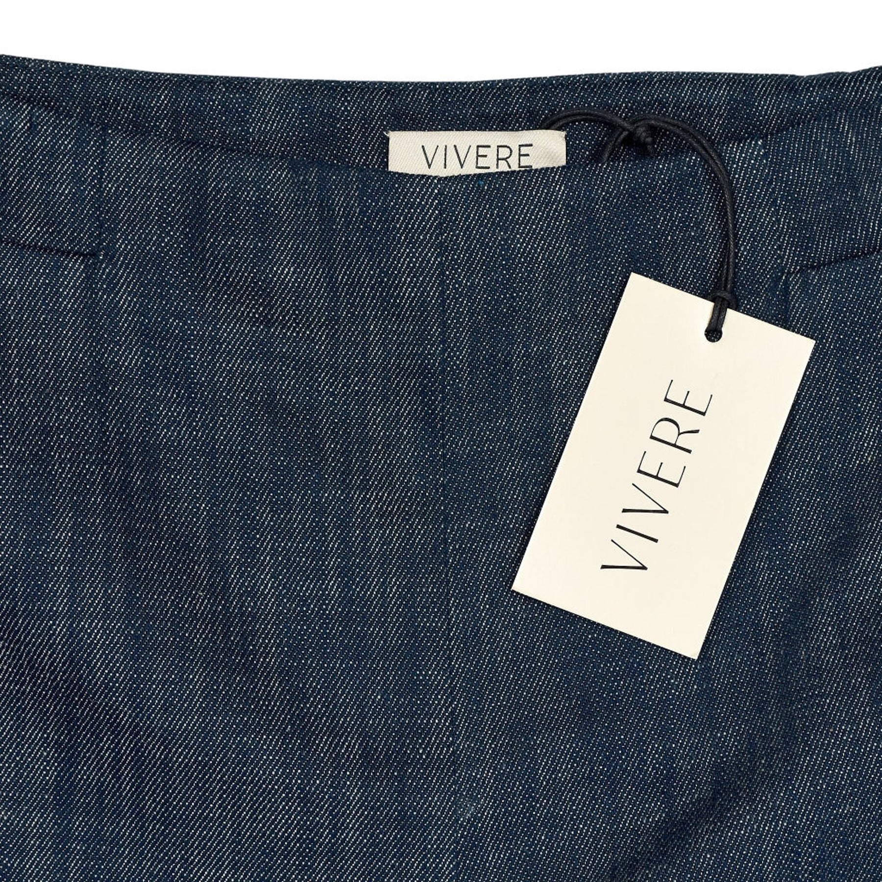Vivere Navy Kickflare Denim Trousers S - size label removed