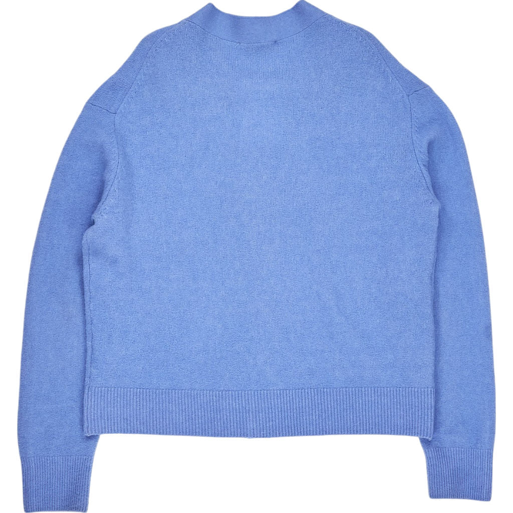 & Other Stories Blue Wool Blend Cardigan