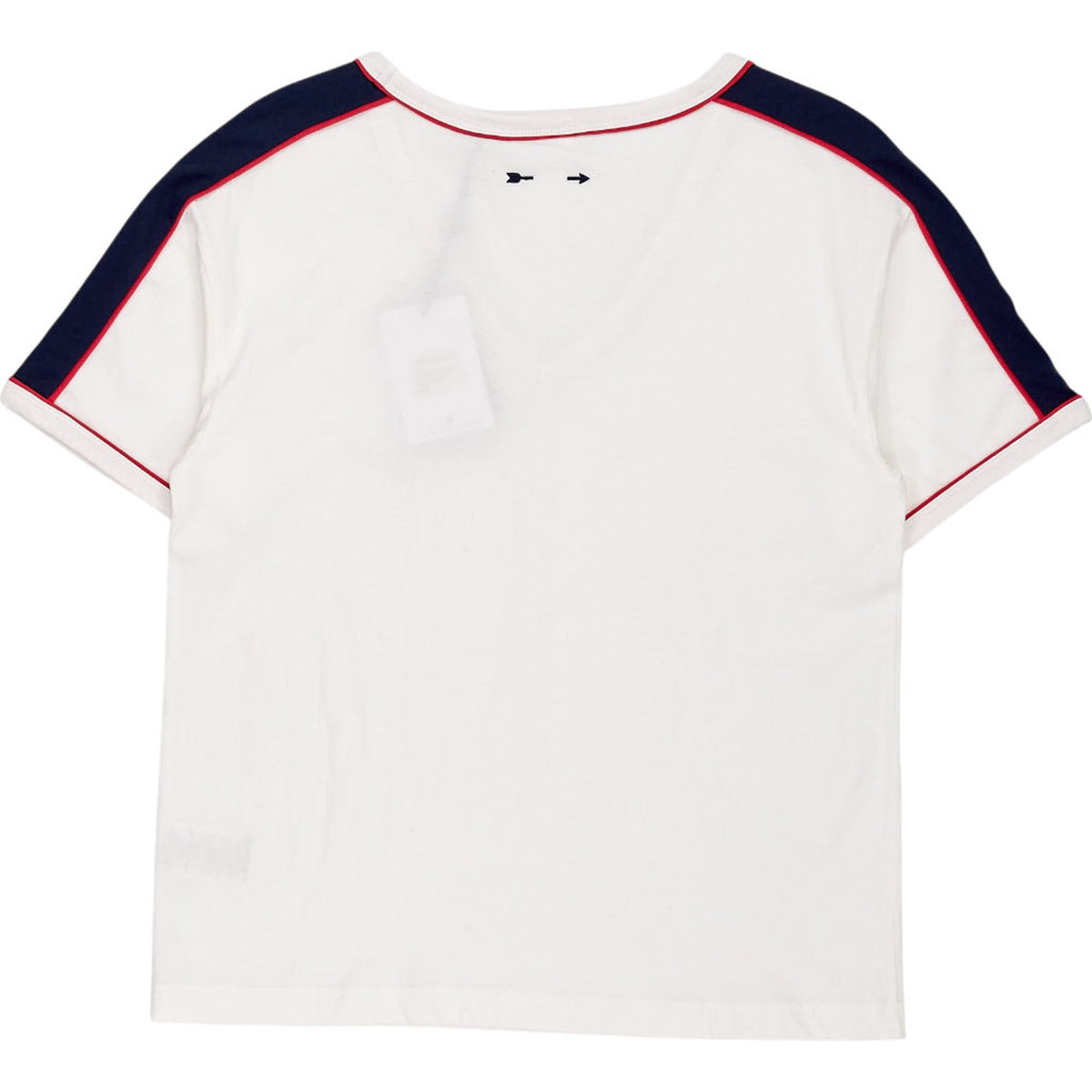 The Upside White Marcie V Neck Tee