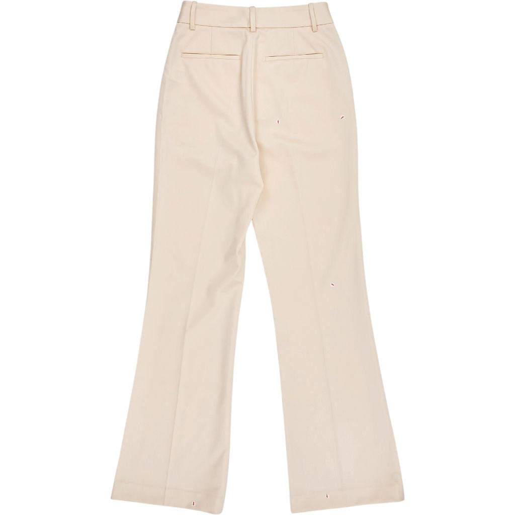 Reiss Cream Wool Blend Trousers