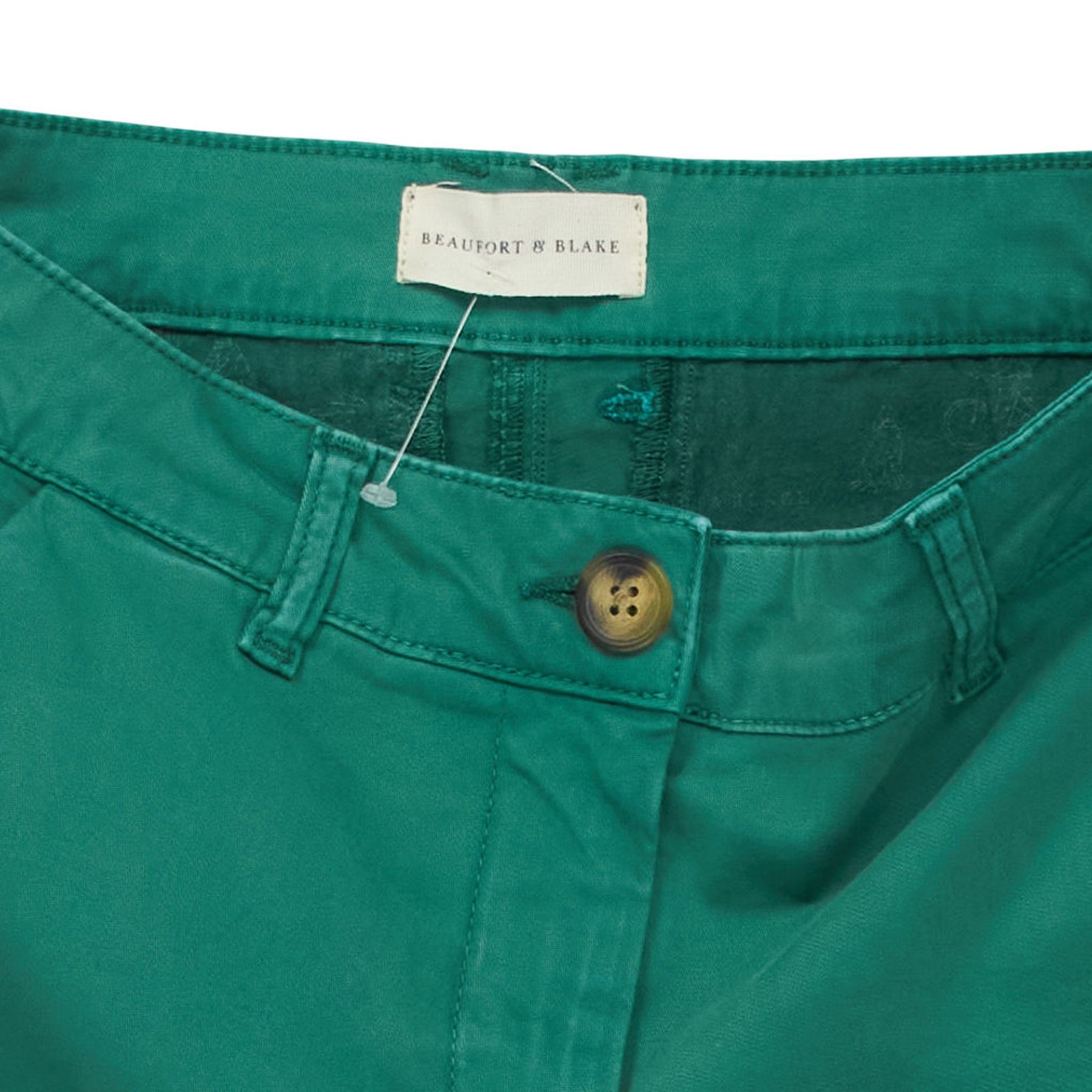 Beaufort & Blake Emerald Green Cotton Shorts