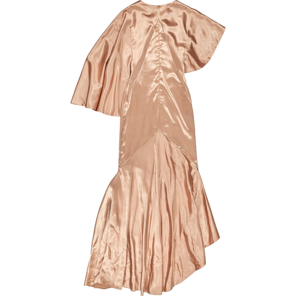 Osman Metallic Asymmetric Dress