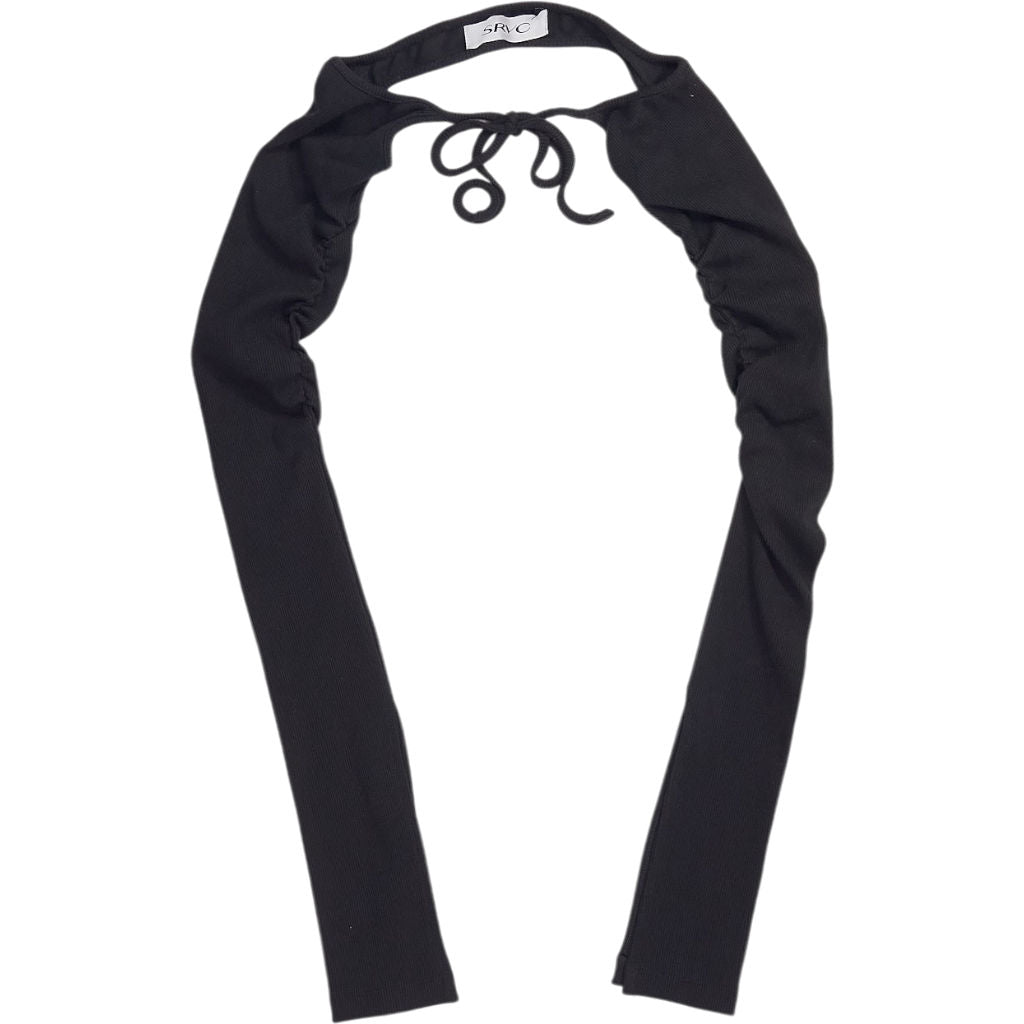 SRVC Black Long Sleeve Shrug
