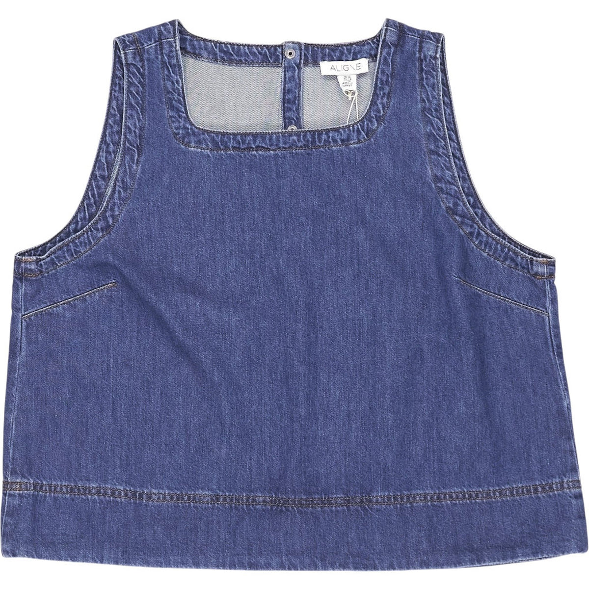 Aligne Mid Blue Denim Tank Top