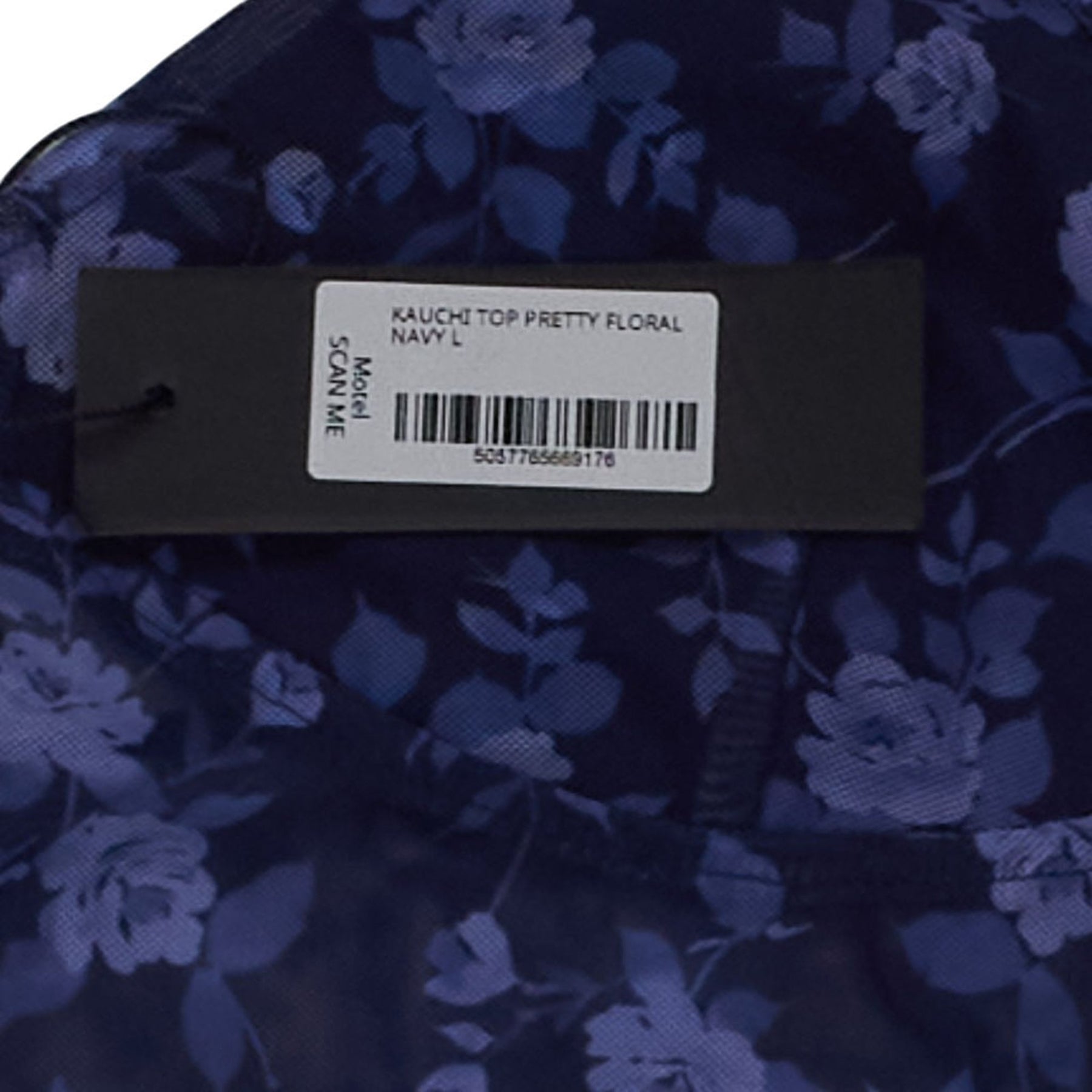 Motel Navy Floral Kauchi Top