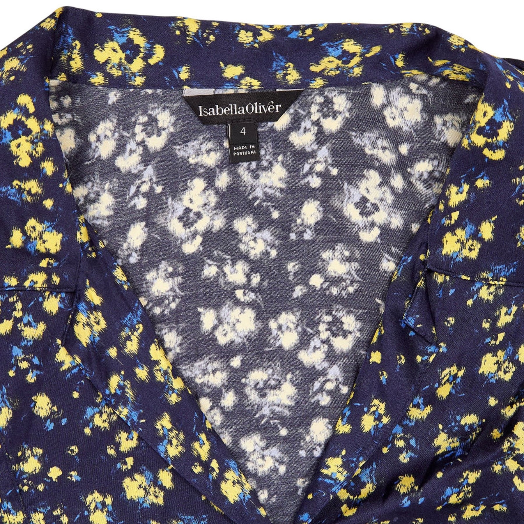Isabella Oliver Blue Floral Dress