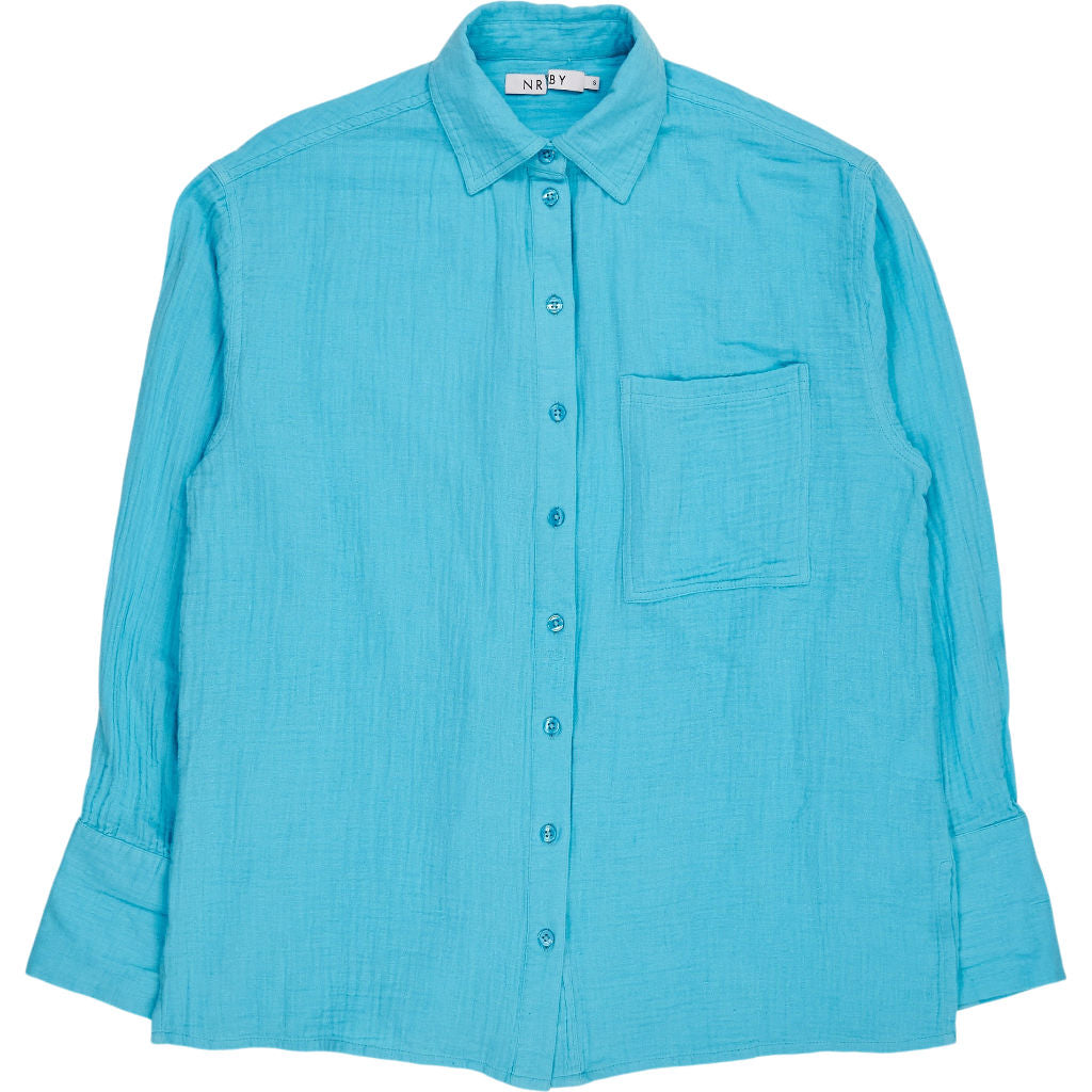 NRBY Blue Cotton Shirt